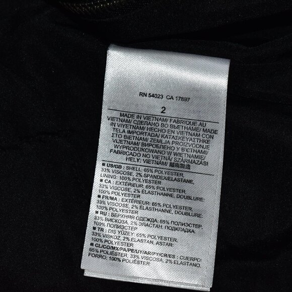 Banana Republic Factory Black Skirt Size 2 - Picture 11 of 12